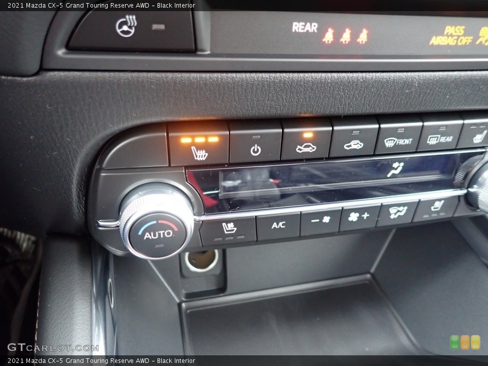 Black Interior Controls for the 2021 Mazda CX-5 Grand Touring Reserve AWD #140916426