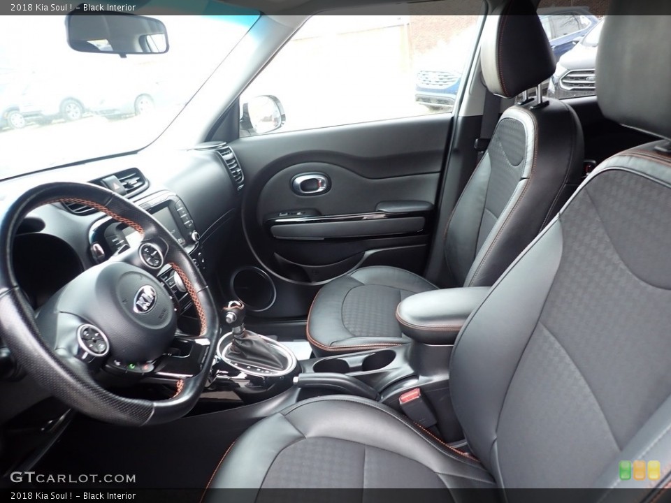 Black 2018 Kia Soul Interiors