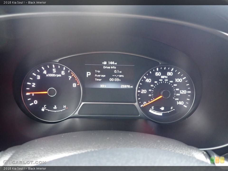 Black Interior Gauges for the 2018 Kia Soul ! #140917721