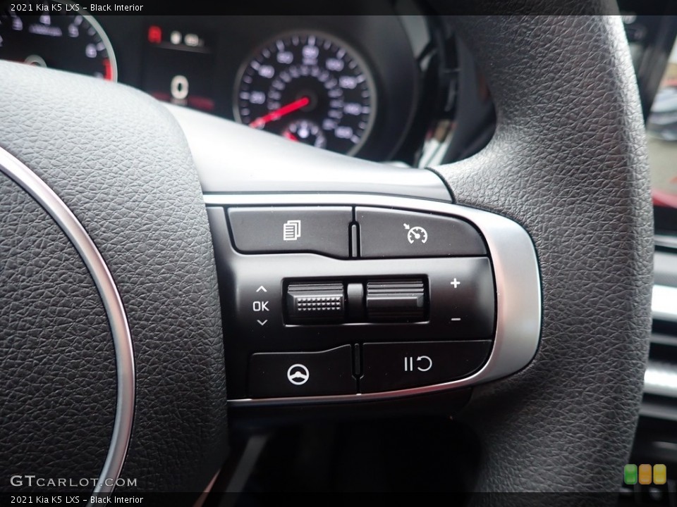Black Interior Steering Wheel for the 2021 Kia K5 LXS #140918723