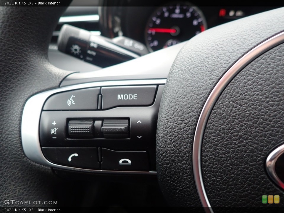 Black Interior Steering Wheel for the 2021 Kia K5 LXS #140918744