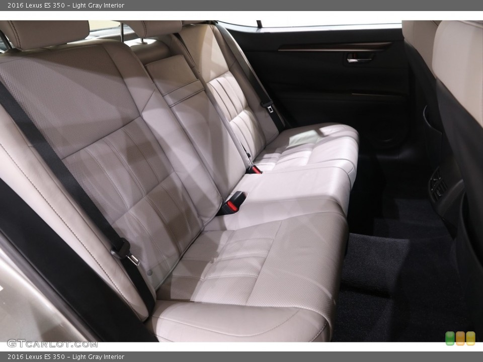 Light Gray Interior Rear Seat for the 2016 Lexus ES 350 #140921678