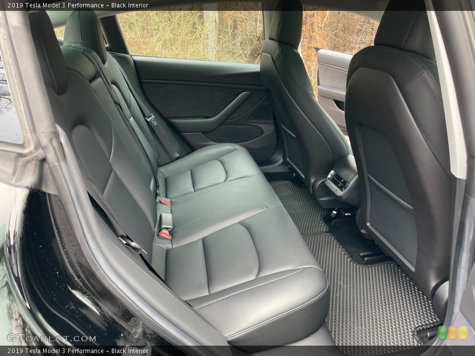 Black Interior Rear Seat for the 2019 Tesla Model 3 Performance #140921689