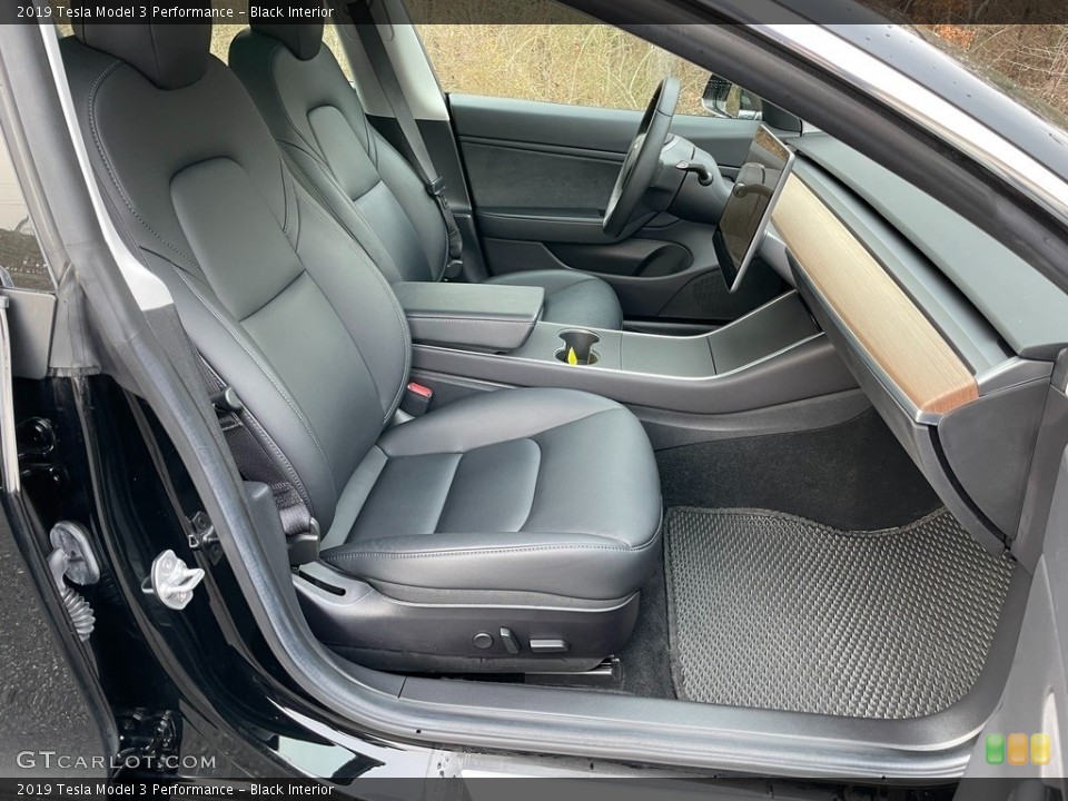 Black Interior Front Seat for the 2019 Tesla Model 3 Performance #140921716