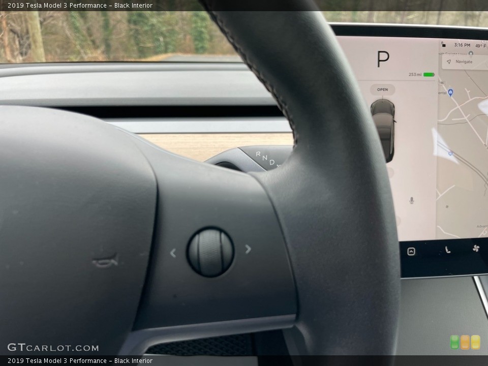 Black Interior Steering Wheel for the 2019 Tesla Model 3 Performance #140921812