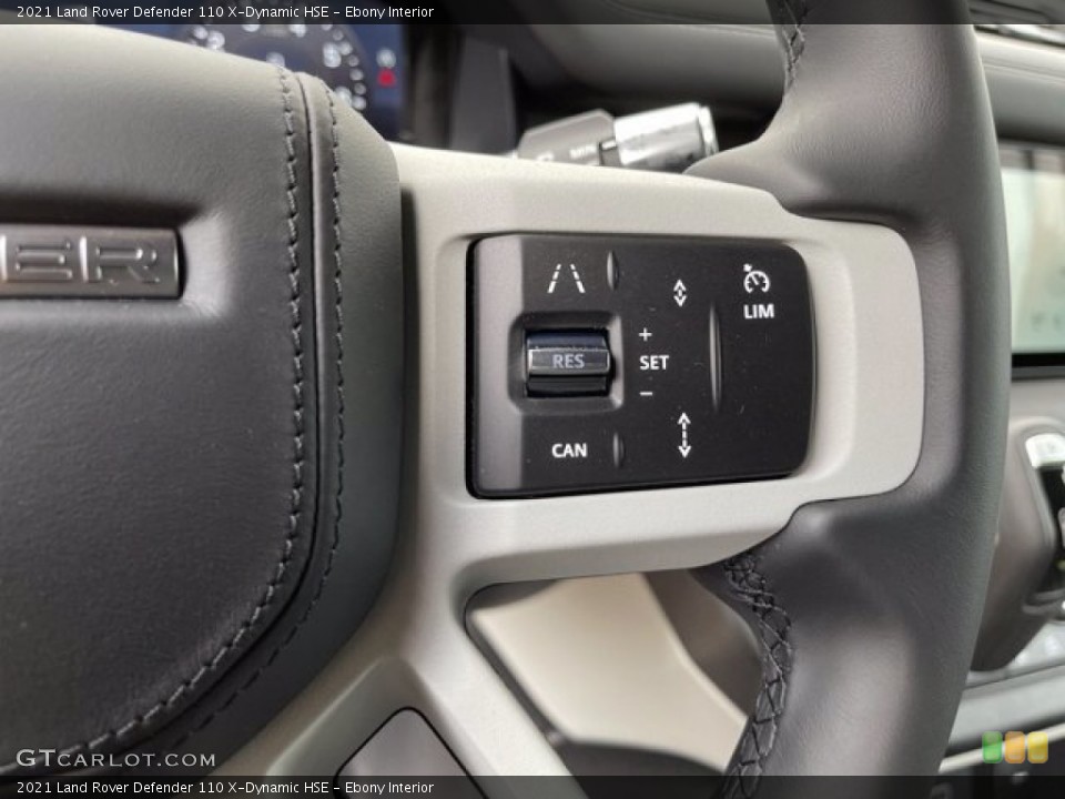 Ebony Interior Steering Wheel for the 2021 Land Rover Defender 110 X-Dynamic HSE #140922226