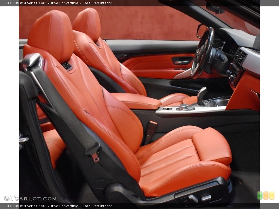 Coral Red 2018 BMW 4 Series Interiors