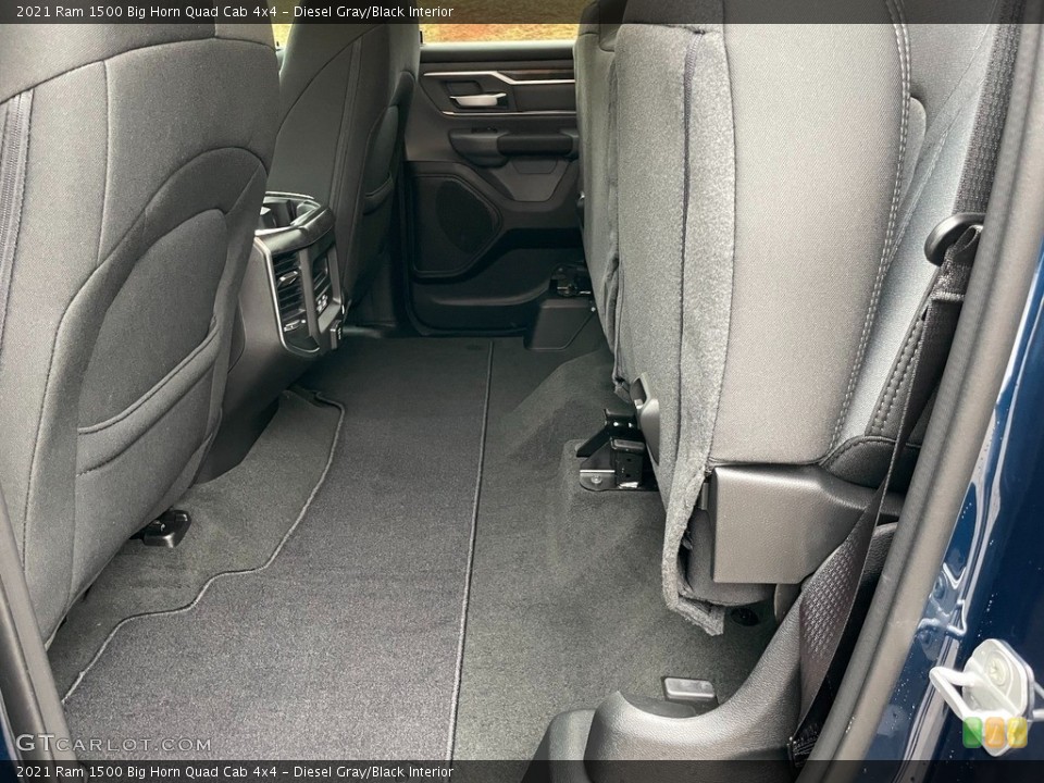 Diesel Gray/Black Interior Rear Seat for the 2021 Ram 1500 Big Horn Quad Cab 4x4 #140925608