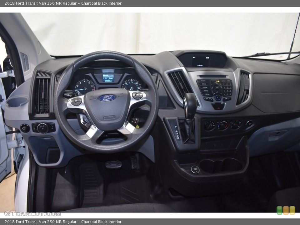 Charcoal Black Interior Dashboard for the 2018 Ford Transit Van 250 MR Regular #140926082