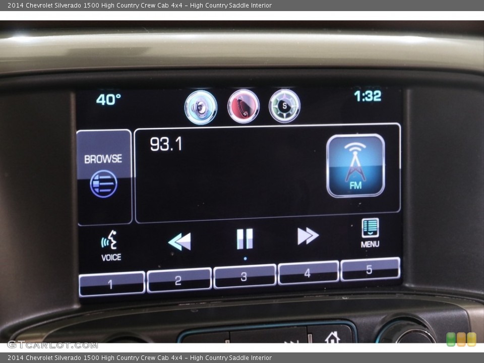 High Country Saddle Interior Controls for the 2014 Chevrolet Silverado 1500 High Country Crew Cab 4x4 #140926544