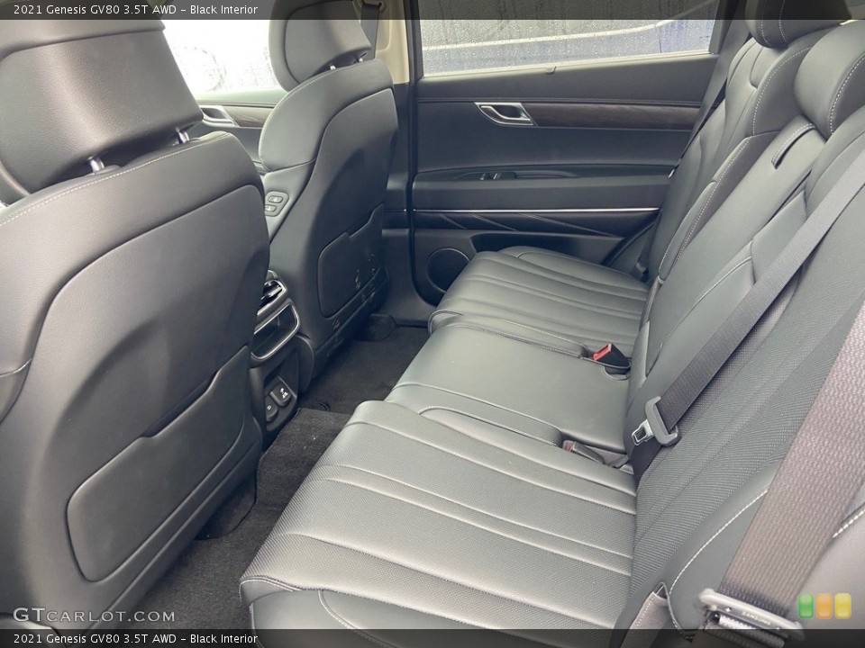 Black Interior Rear Seat for the 2021 Genesis GV80 3.5T AWD #140928500