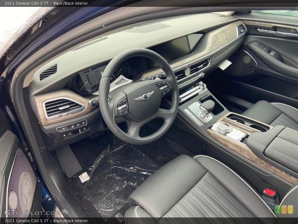Black/Black Interior Photo for the 2021 Genesis G90 3.3T #140928911