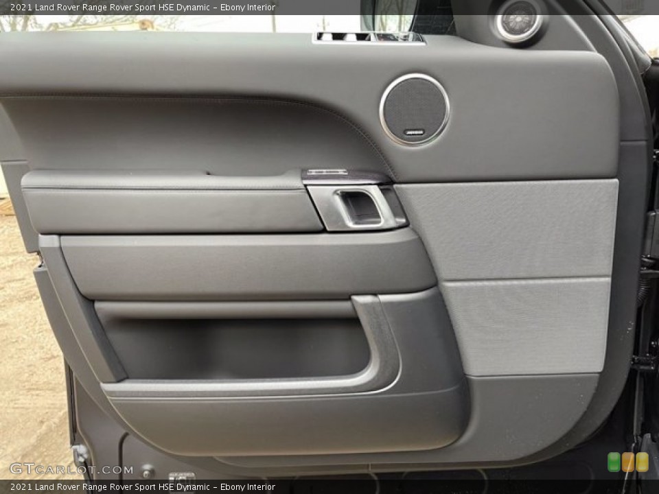 Ebony Interior Door Panel for the 2021 Land Rover Range Rover Sport HSE Dynamic #140929142