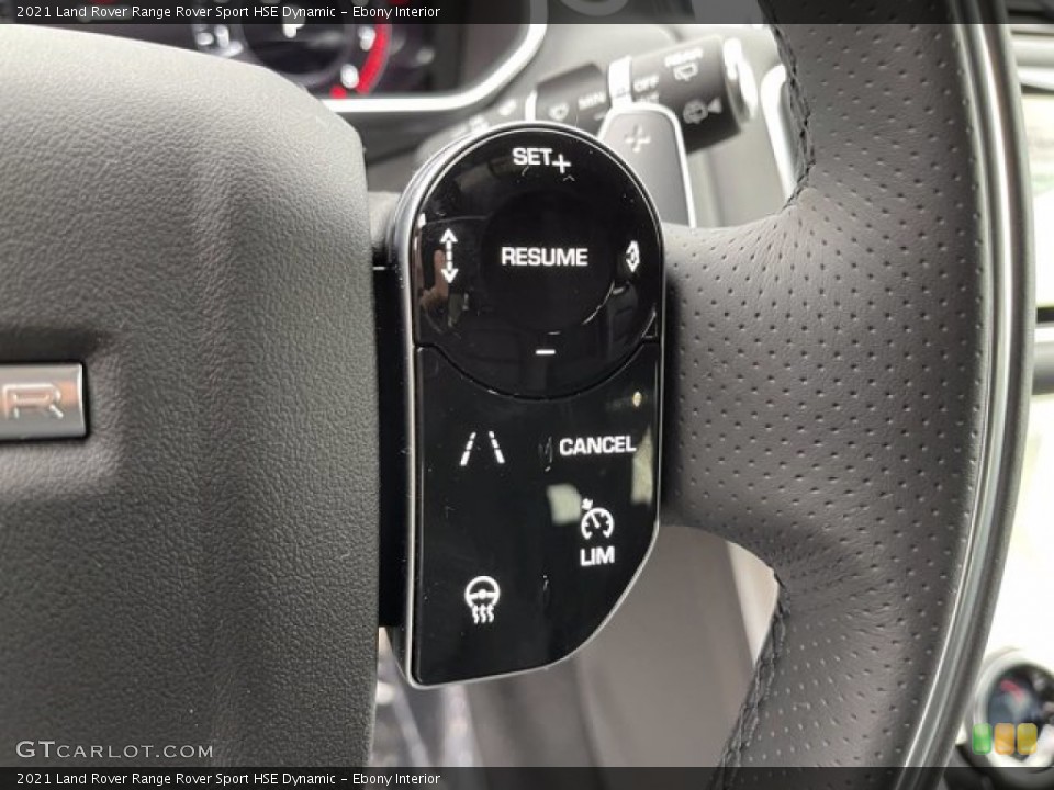Ebony Interior Steering Wheel for the 2021 Land Rover Range Rover Sport HSE Dynamic #140929241