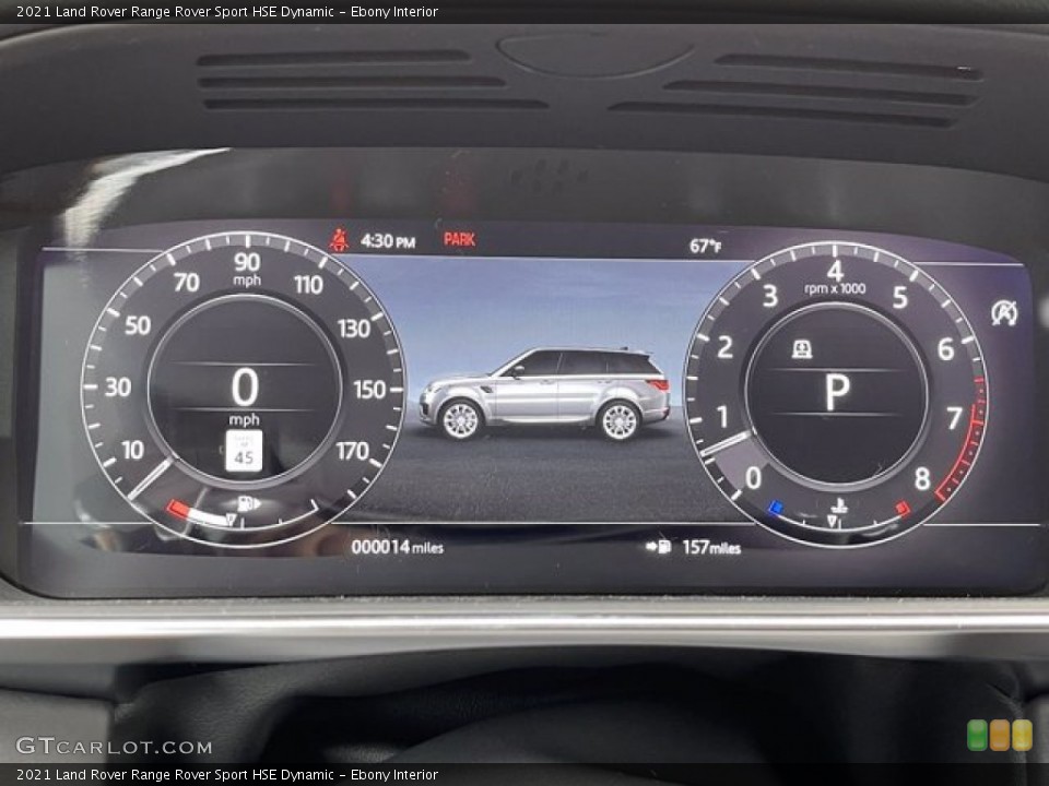 Ebony Interior Gauges for the 2021 Land Rover Range Rover Sport HSE Dynamic #140929283