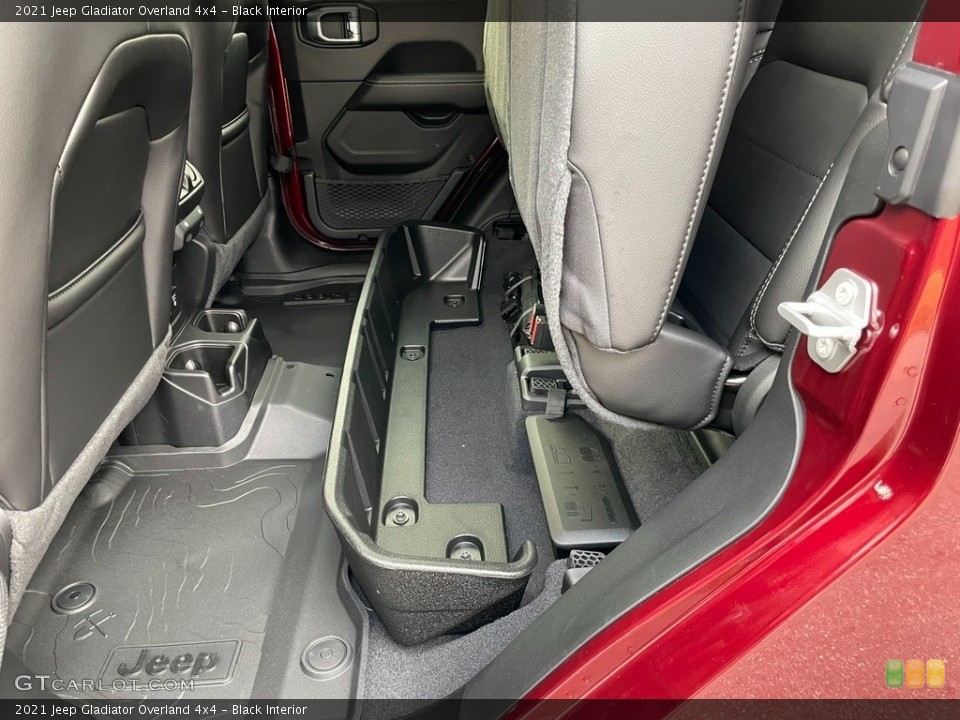 Black Interior Rear Seat for the 2021 Jeep Gladiator Overland 4x4 #140933603