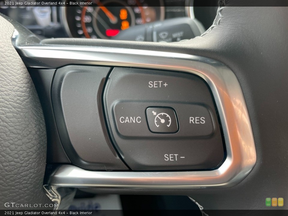 Black Interior Steering Wheel for the 2021 Jeep Gladiator Overland 4x4 #140933721