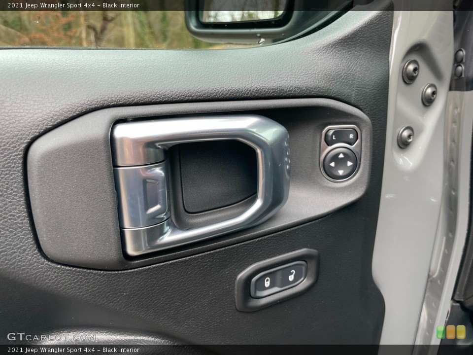 Black Interior Controls for the 2021 Jeep Wrangler Sport 4x4 #140935135