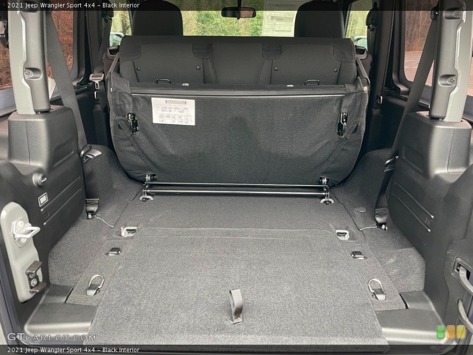 Black Interior Trunk for the 2021 Jeep Wrangler Sport 4x4 #140935212