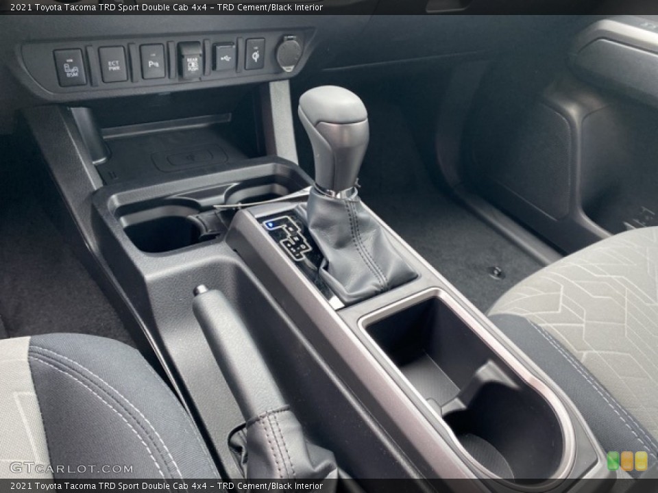 TRD Cement/Black Interior Transmission for the 2021 Toyota Tacoma TRD Sport Double Cab 4x4 #140936847