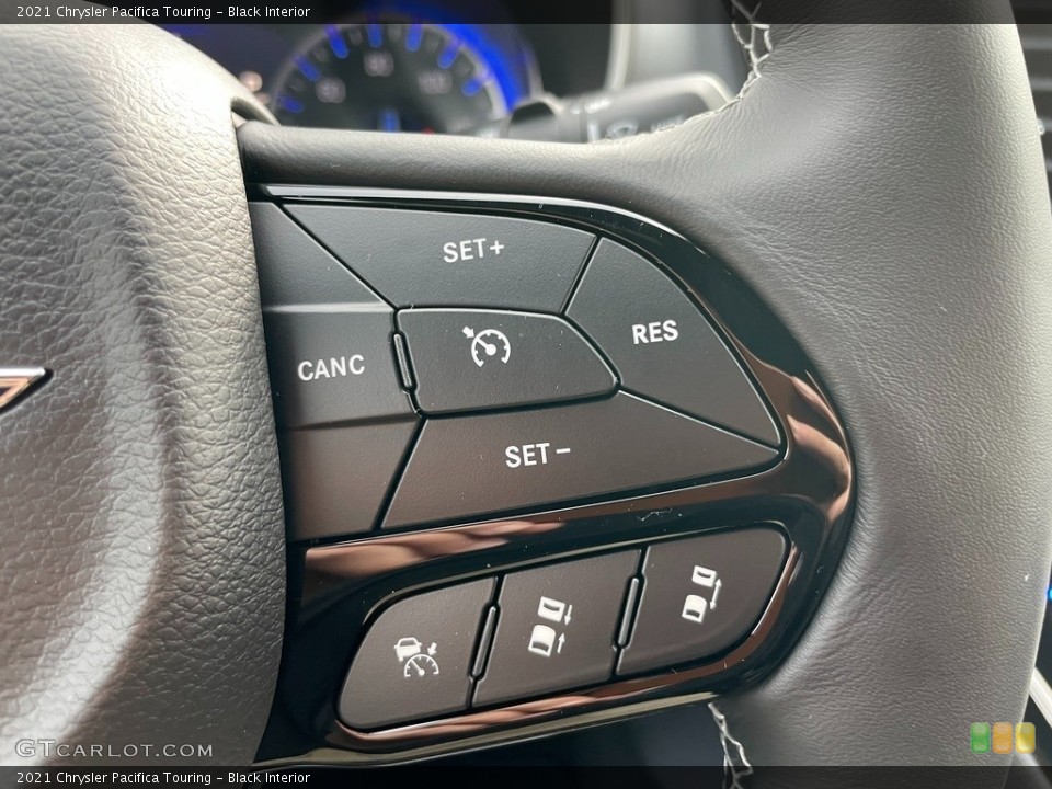 Black Interior Steering Wheel for the 2021 Chrysler Pacifica Touring #140936865
