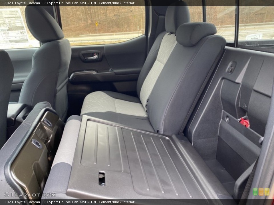 TRD Cement/Black Interior Rear Seat for the 2021 Toyota Tacoma TRD Sport Double Cab 4x4 #140937345