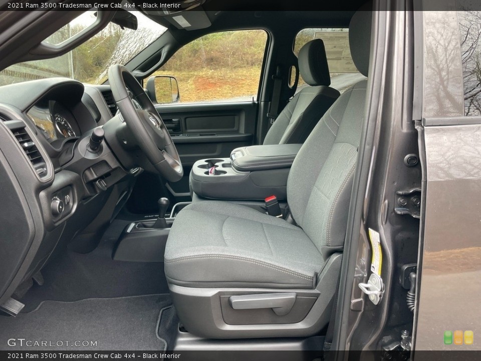 Black Interior Front Seat for the 2021 Ram 3500 Tradesman Crew Cab 4x4 #140937498