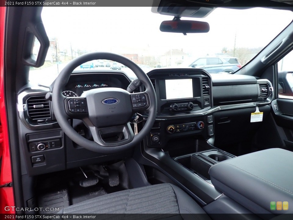 Black Interior Photo for the 2021 Ford F150 STX SuperCab 4x4 #140937513