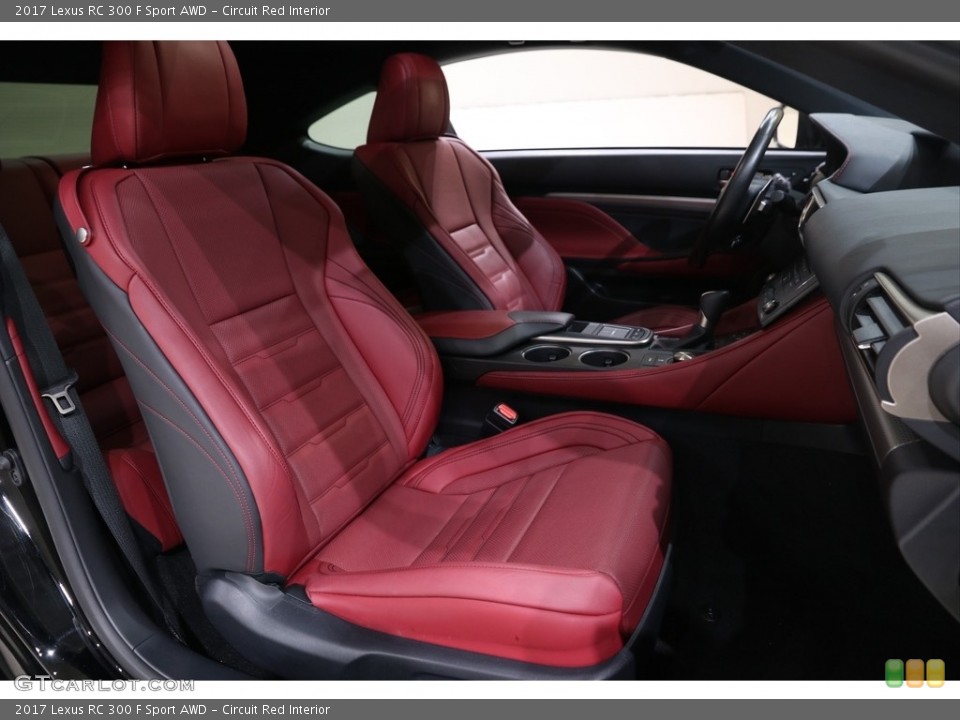 Circuit Red Interior Front Seat for the 2017 Lexus RC 300 F Sport AWD #140938168