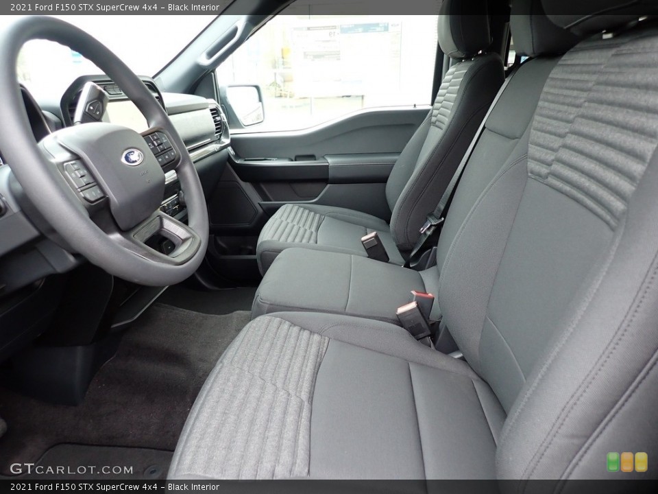 Black Interior Photo for the 2021 Ford F150 STX SuperCrew 4x4 #140938473