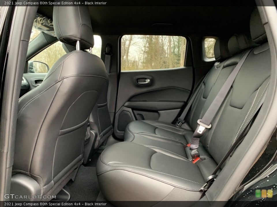 Black Interior Rear Seat for the 2021 Jeep Compass 80th Special Edition 4x4 #140938476