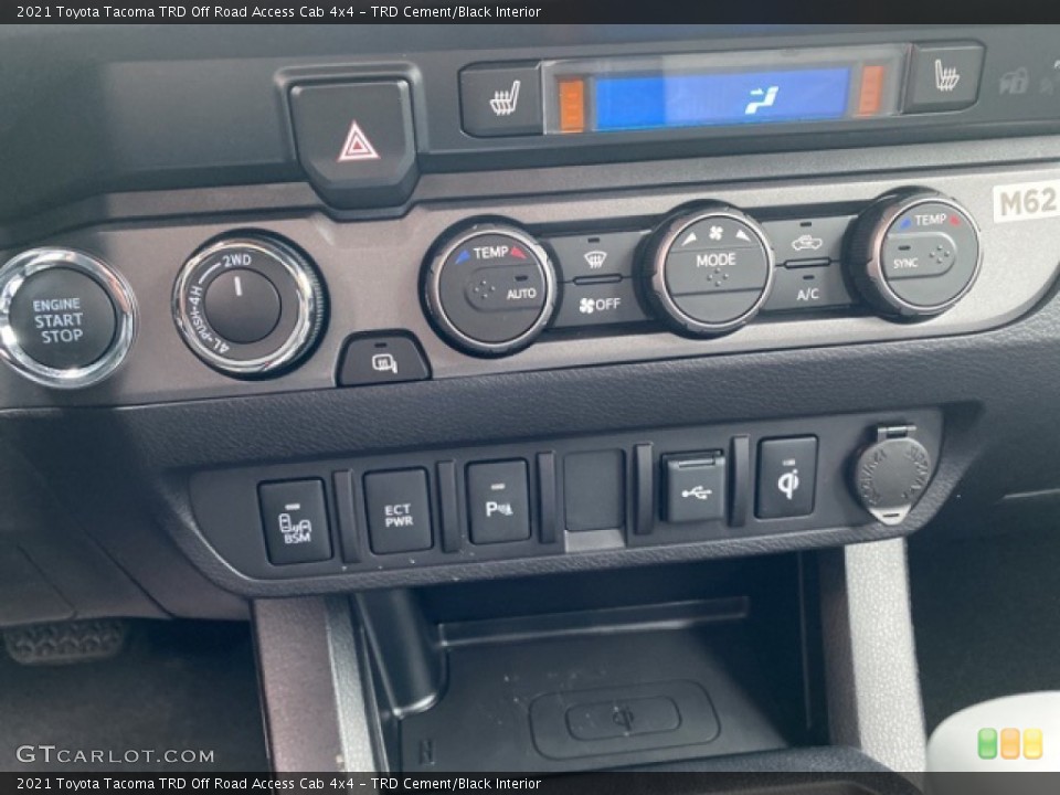 TRD Cement/Black Interior Controls for the 2021 Toyota Tacoma TRD Off Road Access Cab 4x4 #140939160