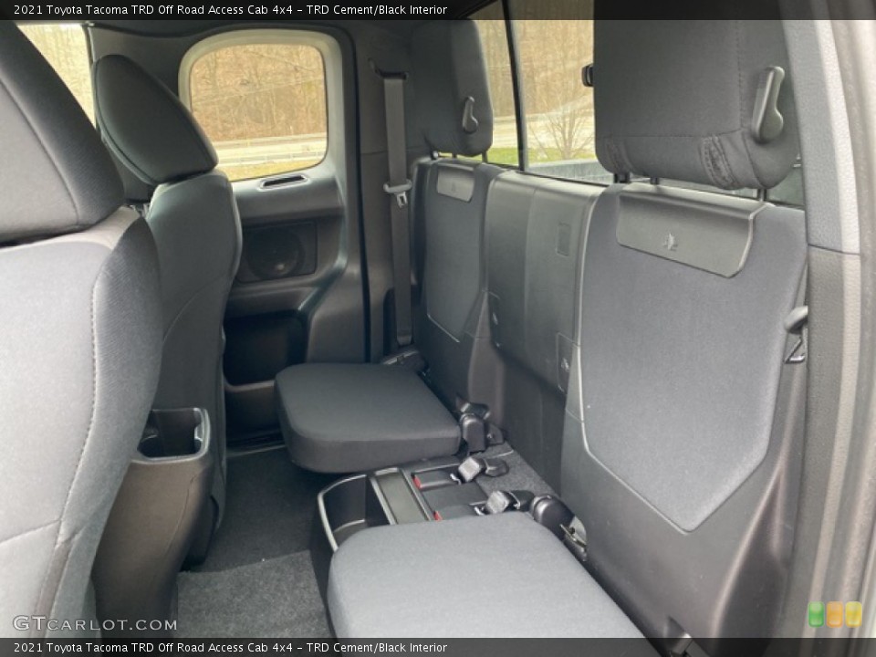 TRD Cement/Black Interior Rear Seat for the 2021 Toyota Tacoma TRD Off Road Access Cab 4x4 #140939391