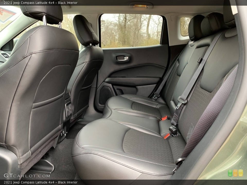 Black Interior Rear Seat for the 2021 Jeep Compass Latitude 4x4 #140939505