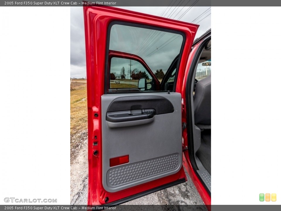 Medium Flint Interior Door Panel for the 2005 Ford F350 Super Duty XLT Crew Cab #140939796