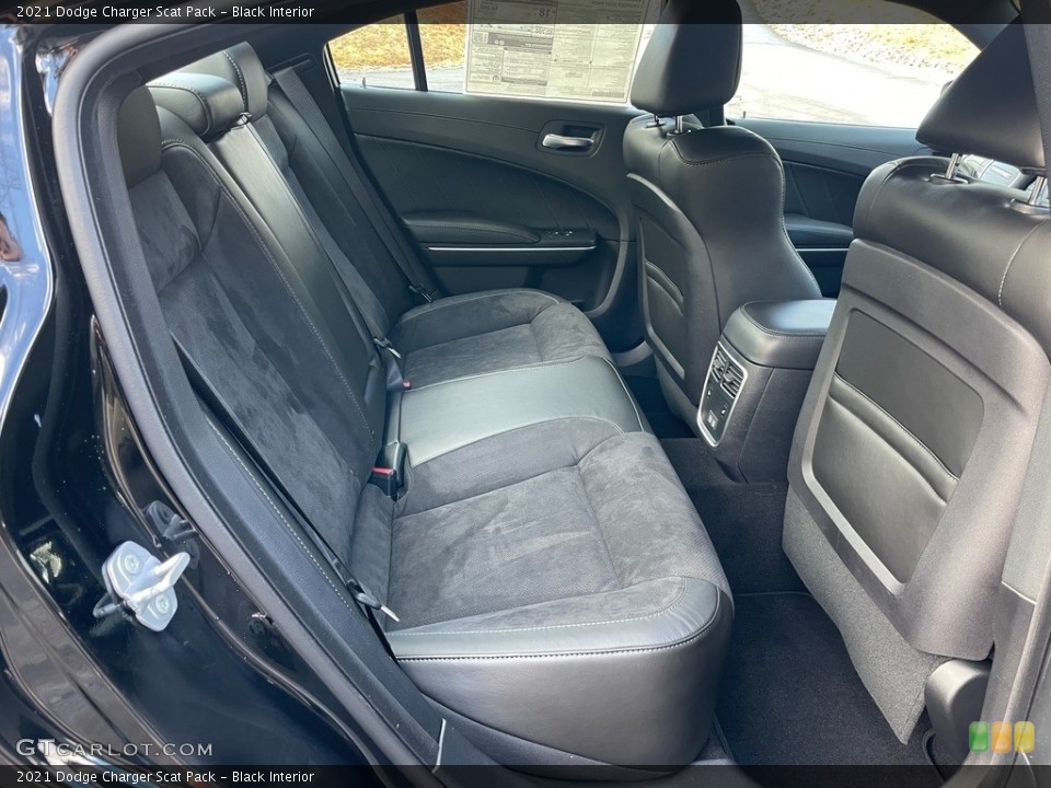 Black Interior Rear Seat for the 2021 Dodge Charger Scat Pack #140939946
