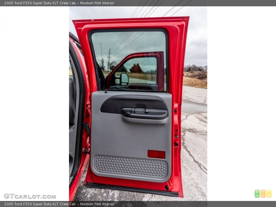 Medium Flint Interior Door Panel for the 2005 Ford F350 Super Duty XLT Crew Cab #140939961