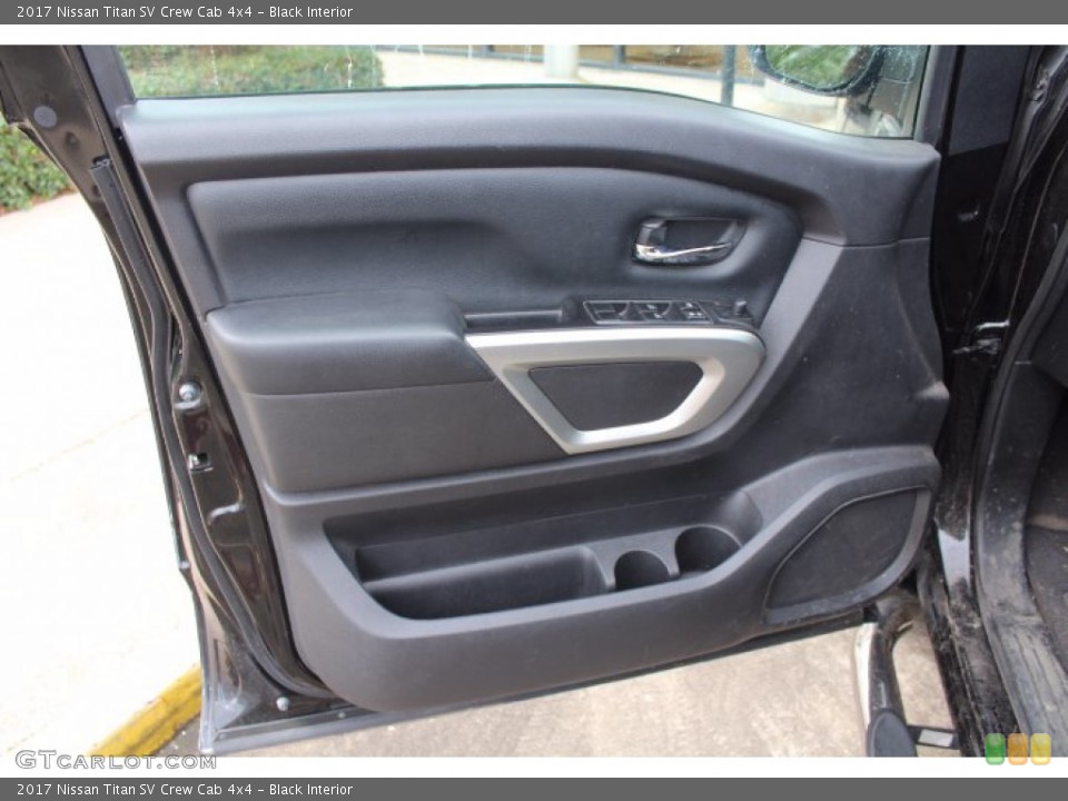 Black Interior Door Panel for the 2017 Nissan Titan SV Crew Cab 4x4 #140940378