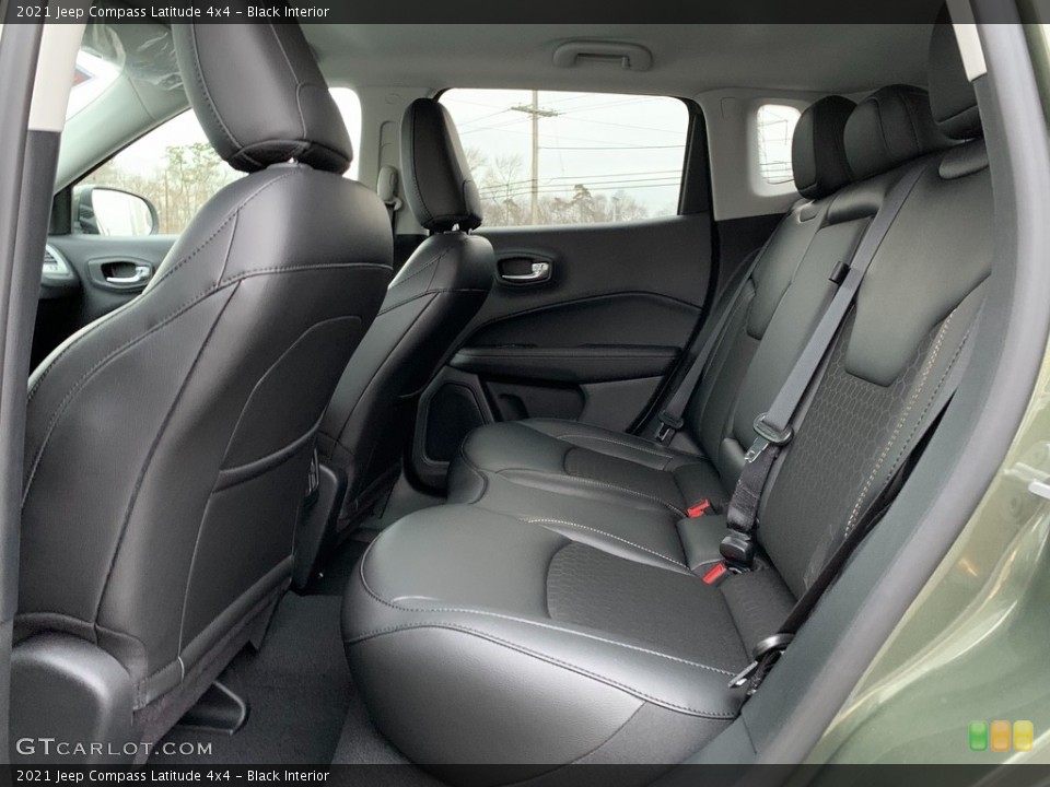 Black Interior Rear Seat for the 2021 Jeep Compass Latitude 4x4 #140940510
