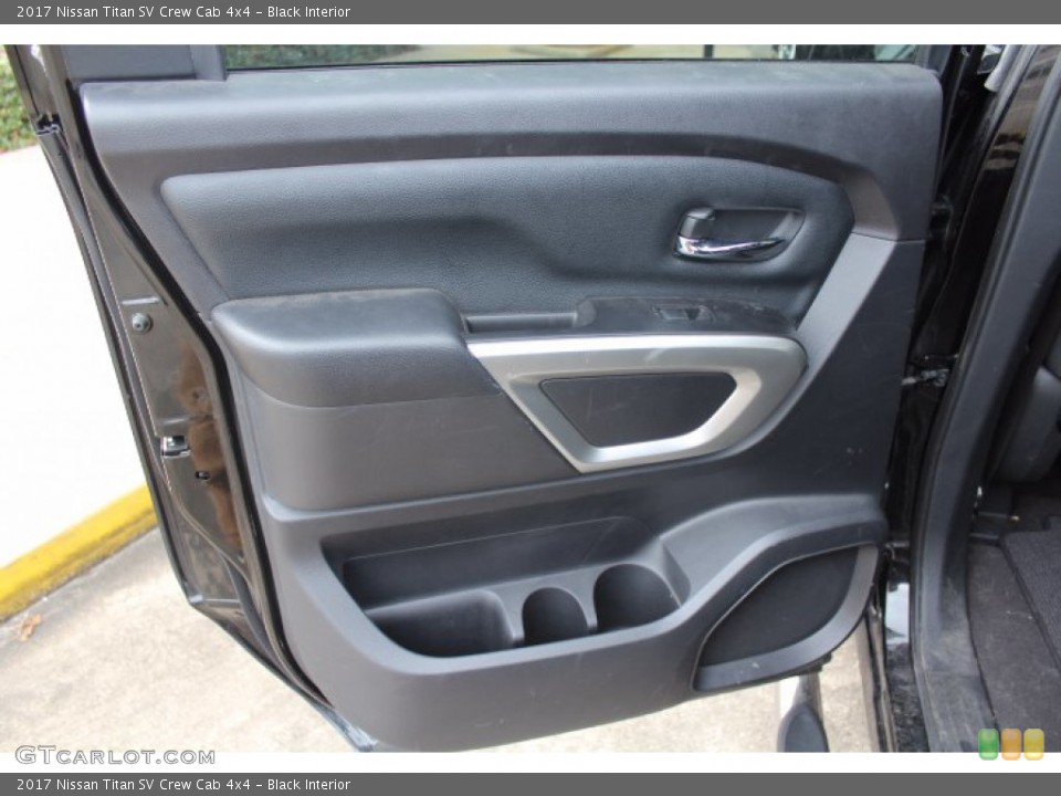 Black Interior Door Panel for the 2017 Nissan Titan SV Crew Cab 4x4 #140940552