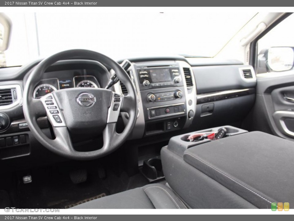 Black Interior Dashboard for the 2017 Nissan Titan SV Crew Cab 4x4 #140940591