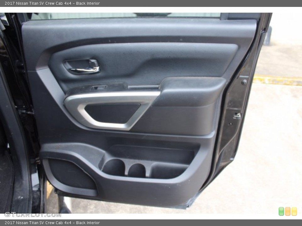 Black Interior Door Panel for the 2017 Nissan Titan SV Crew Cab 4x4 #140940663