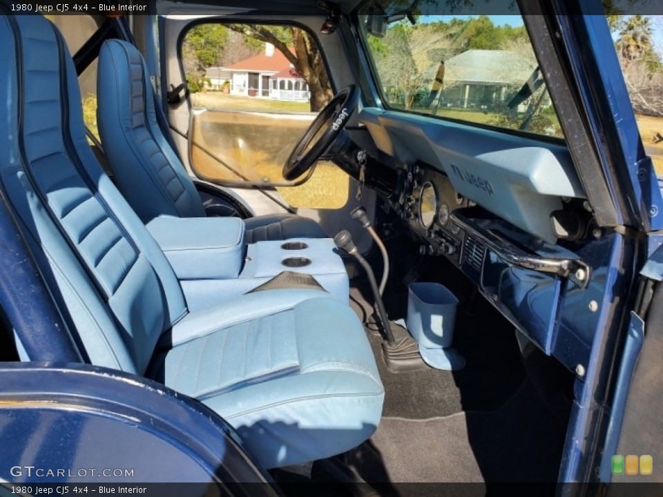 Blue Interior Photo for the 1980 Jeep CJ5 4x4 #140941470