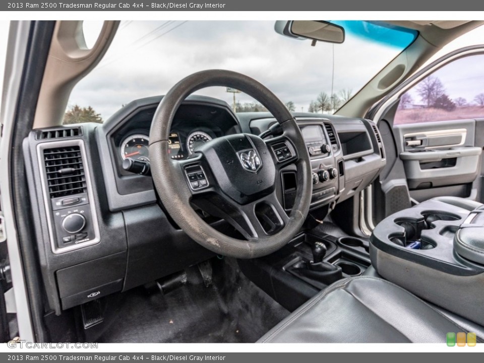 Black/Diesel Gray Interior Photo for the 2013 Ram 2500 Tradesman Regular Cab 4x4 #140941737