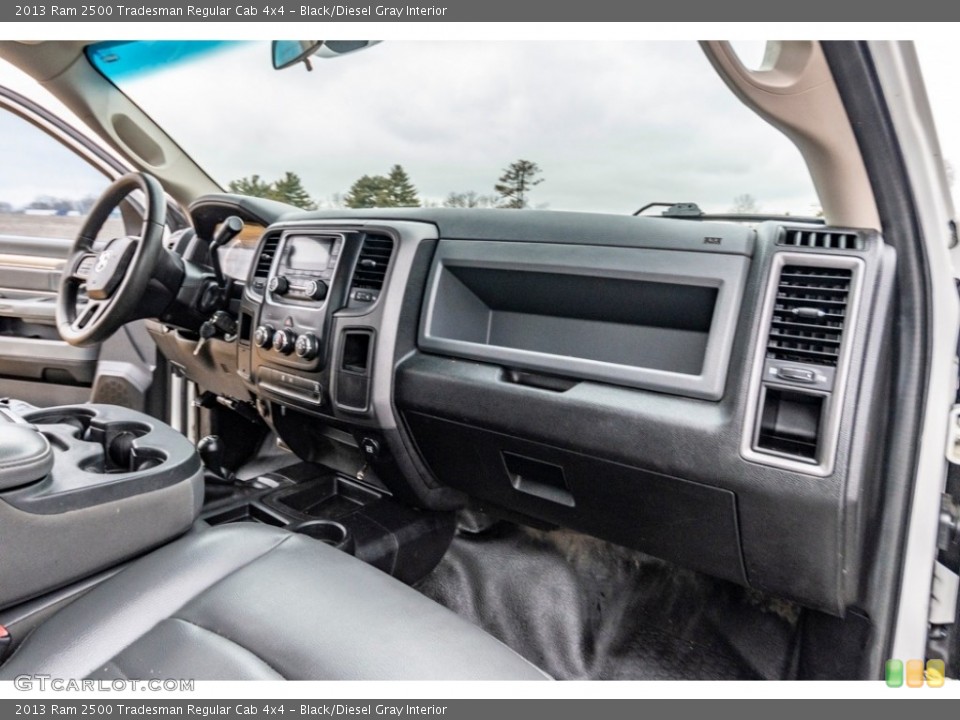 Black/Diesel Gray Interior Dashboard for the 2013 Ram 2500 Tradesman Regular Cab 4x4 #140941818