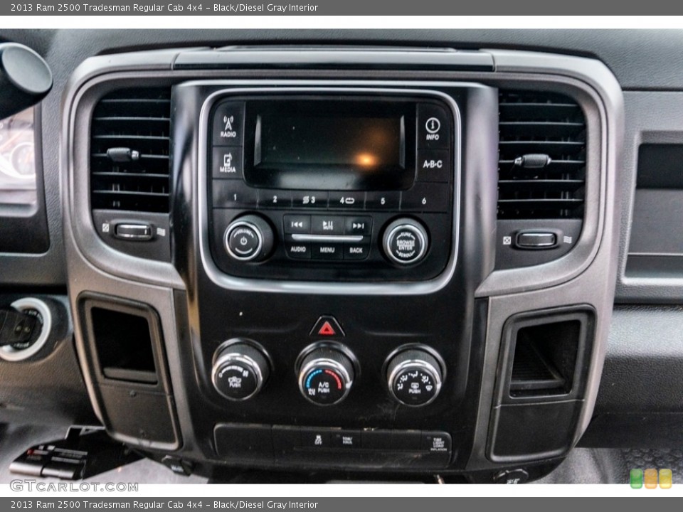 Black/Diesel Gray Interior Controls for the 2013 Ram 2500 Tradesman Regular Cab 4x4 #140941869