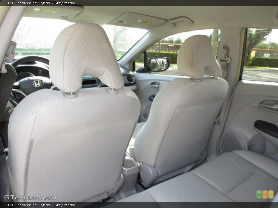 Gray Interior Rear Seat for the 2011 Honda Insight Hybrid #140945419