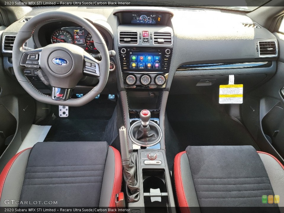 Recaro Ultra Suede/Carbon Black Interior Photo for the 2020 Subaru WRX STI Limited #140945893
