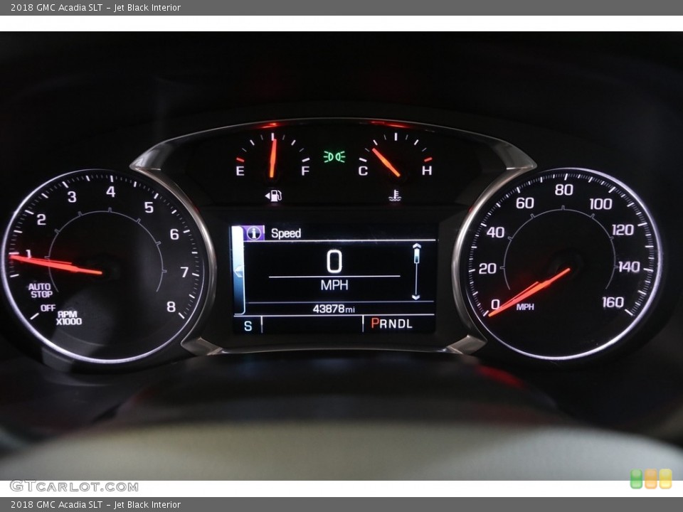 Jet Black Interior Gauges for the 2018 GMC Acadia SLT #140947027