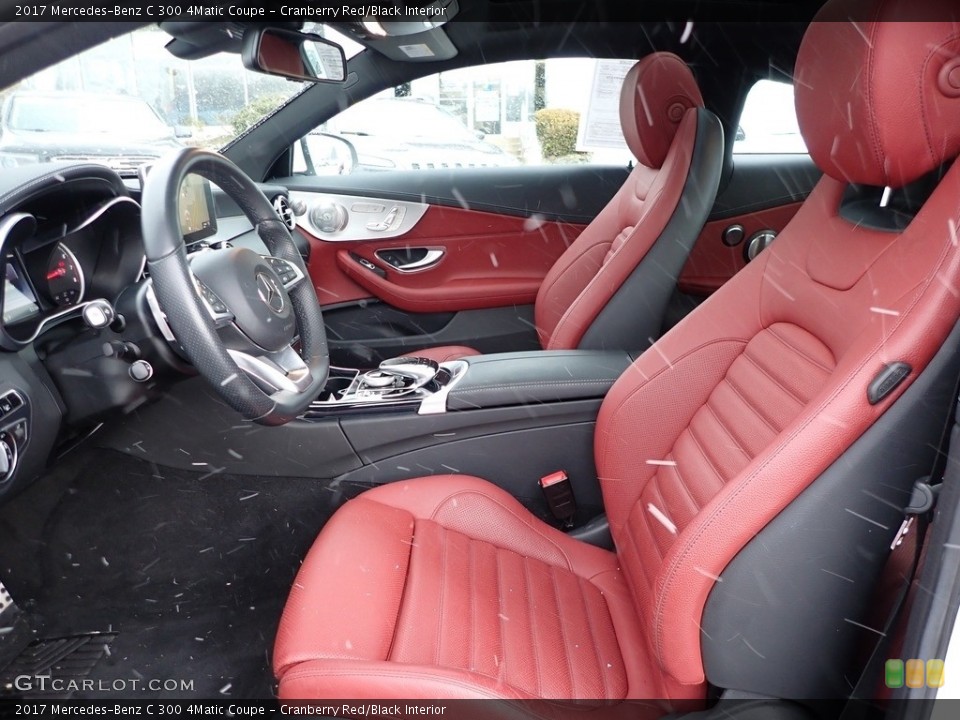Cranberry Red/Black Interior Photo for the 2017 Mercedes-Benz C 300 4Matic Coupe #140950195